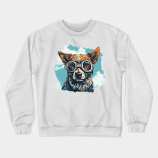 Aviator dog Crewneck Sweatshirt